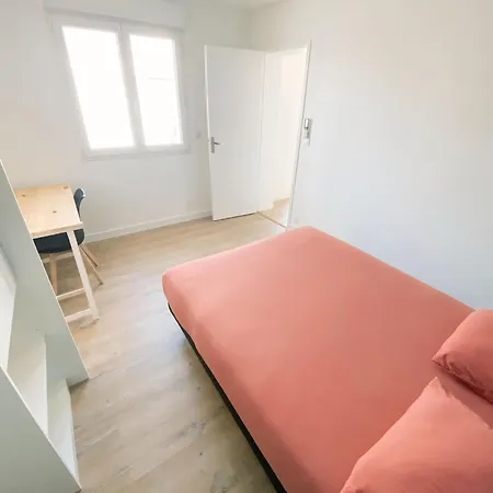 Ubytování v soukromí Privee Climatisee Dans Colocation - - Tram B - Wifi - Terrasse - Ref Br1 *